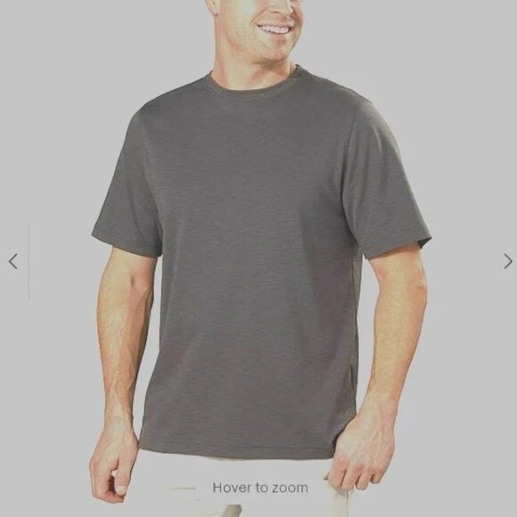 NWOT Kenneth Cole Men's XXL Grey T-Shirt Organic Cotton & Viscose Blend - Picture 1 of 8